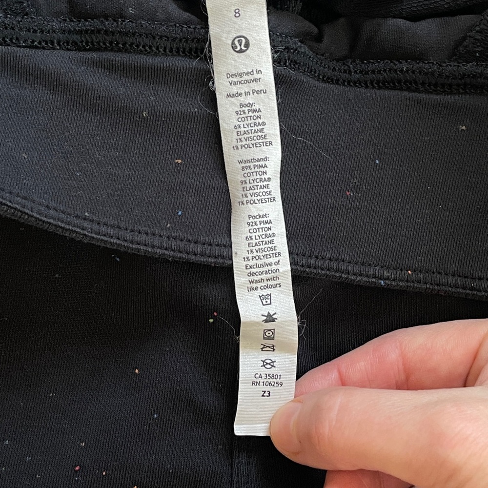 Lululemon Black High-Waisted Shorts - Picture 3 of 5